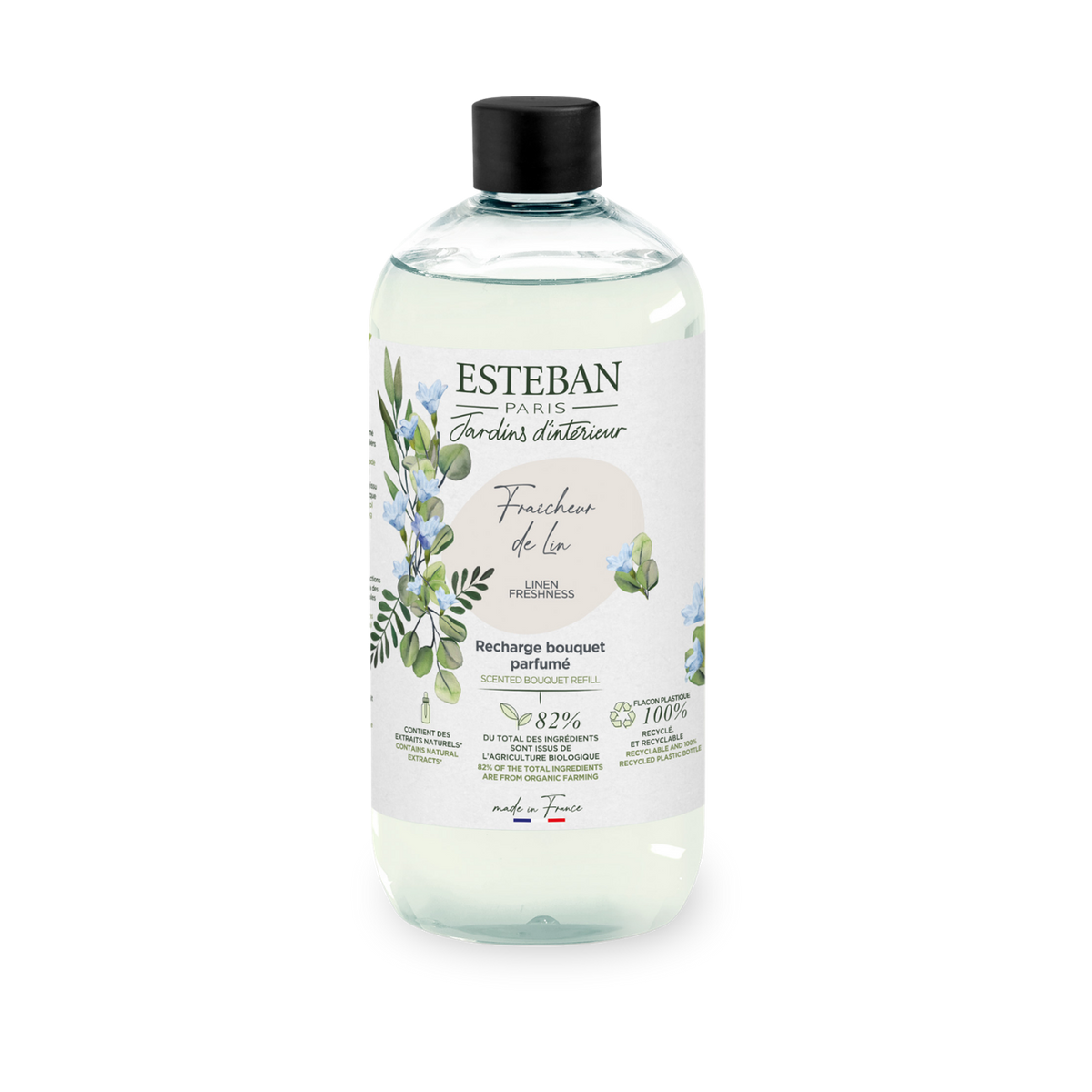 Recharge pour bouquet parfumé - Fraîcheur de Lin - 500mL