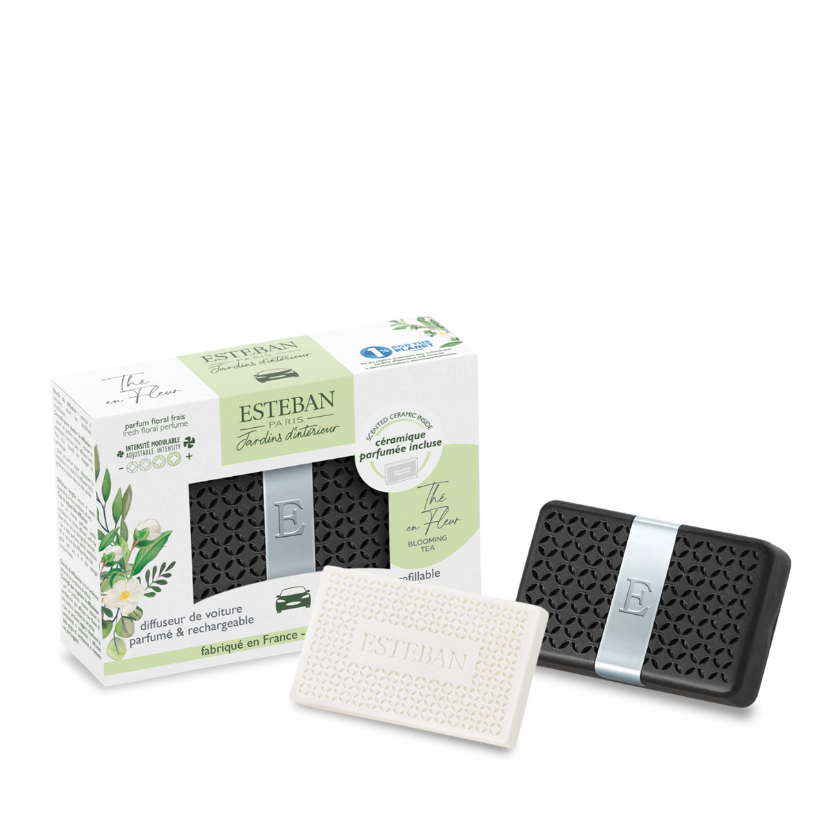Car diffuser refill & fragrance pouch - Flowering Tea