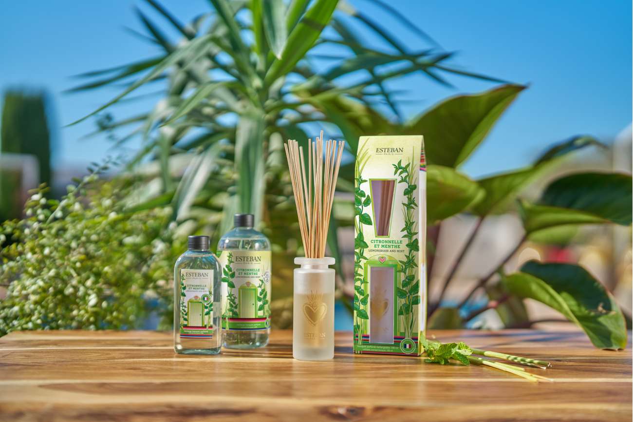 Navulling voor geurstokjes - Citronella & Munt - 500 ml