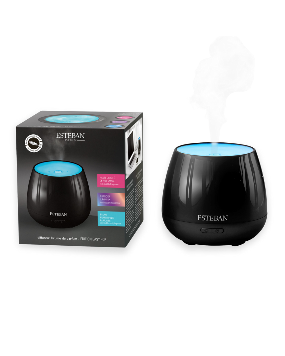 Fragrance mist diffuser - Easy Pop Edition - black