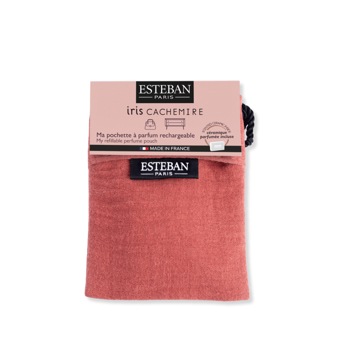 Perfume pouch - Iris Cachemire - couleur Terracotta