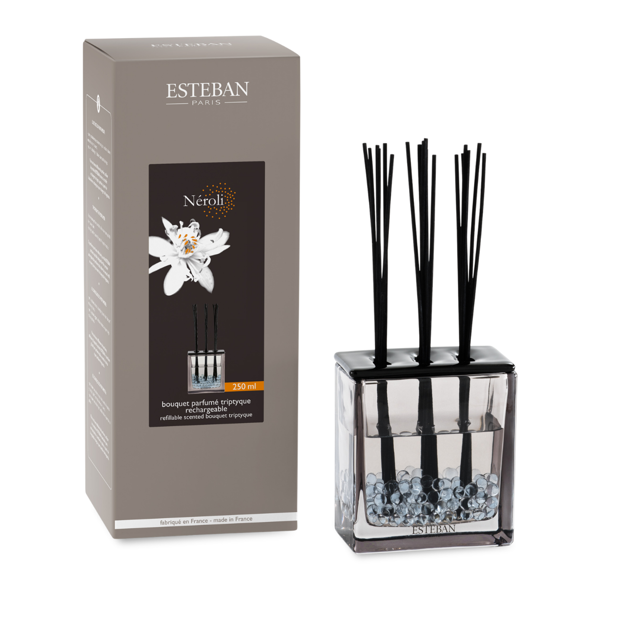 Geurboeket triptiek - Neroli - navulbaar - 250ml