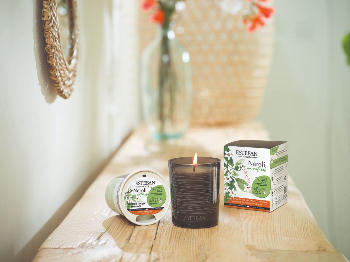 Navulling voor geurkaars - Natuurlijke neroli - 180g