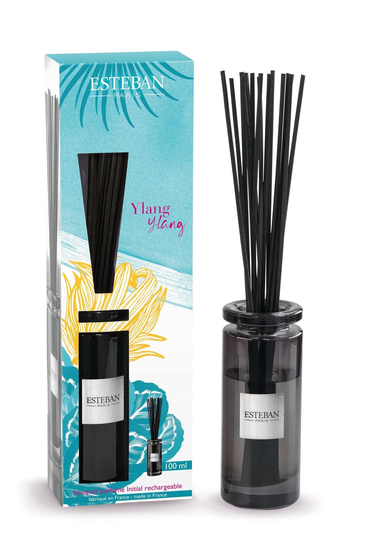Bouquet parfumé initial - Ylang Ylang - rechargeable - 100ml