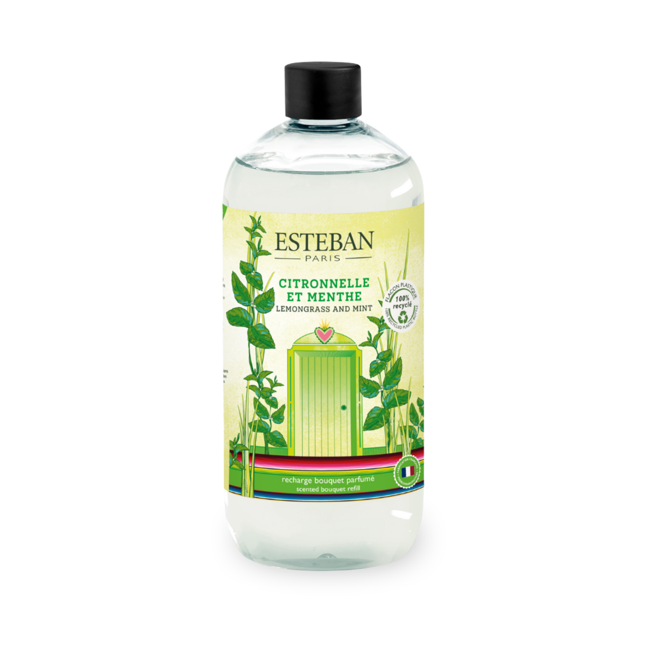 Navulling voor geurstokjes - Citronella & Munt - 500 ml