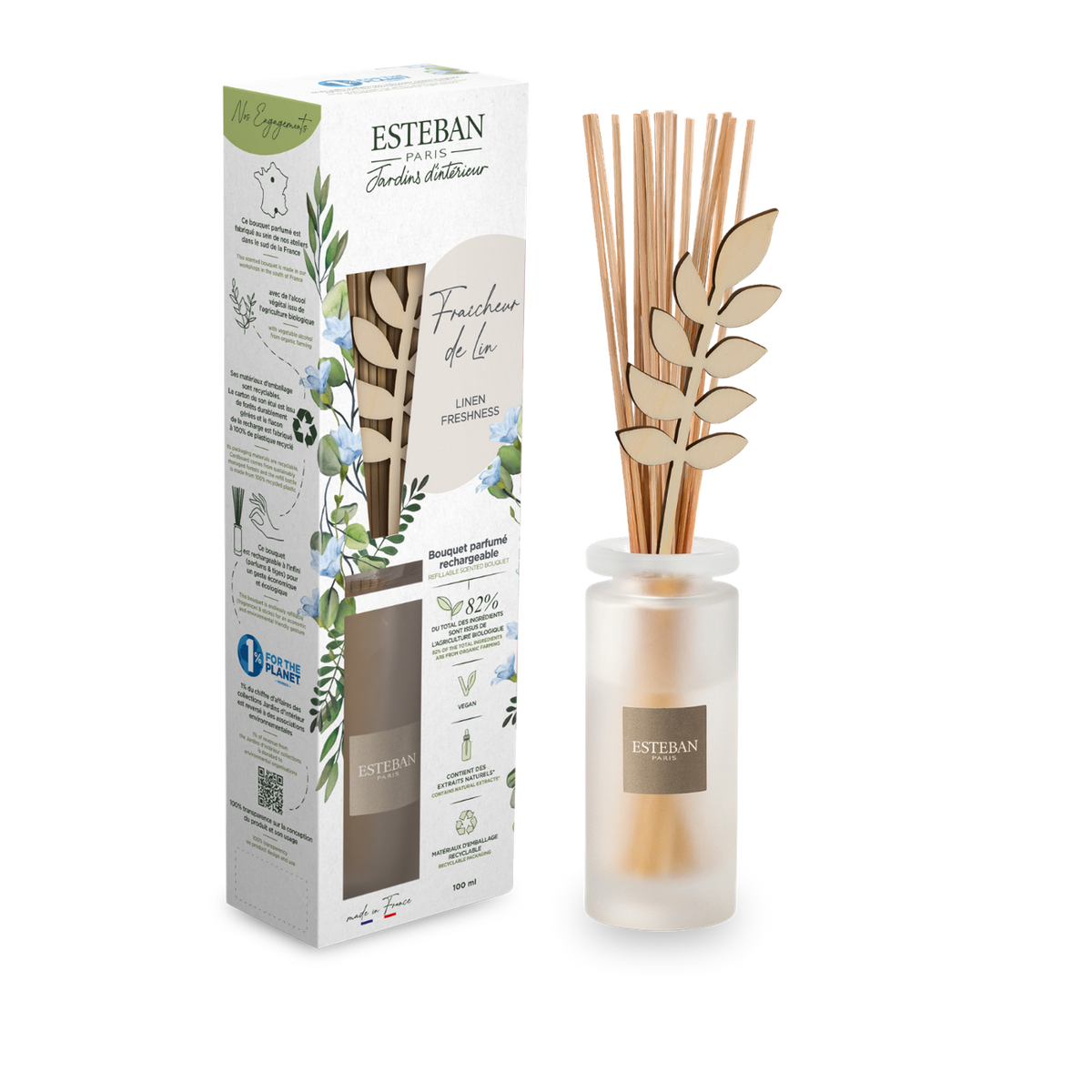 Initial scented bouquet - Linen Freshness - refillable - 100ml