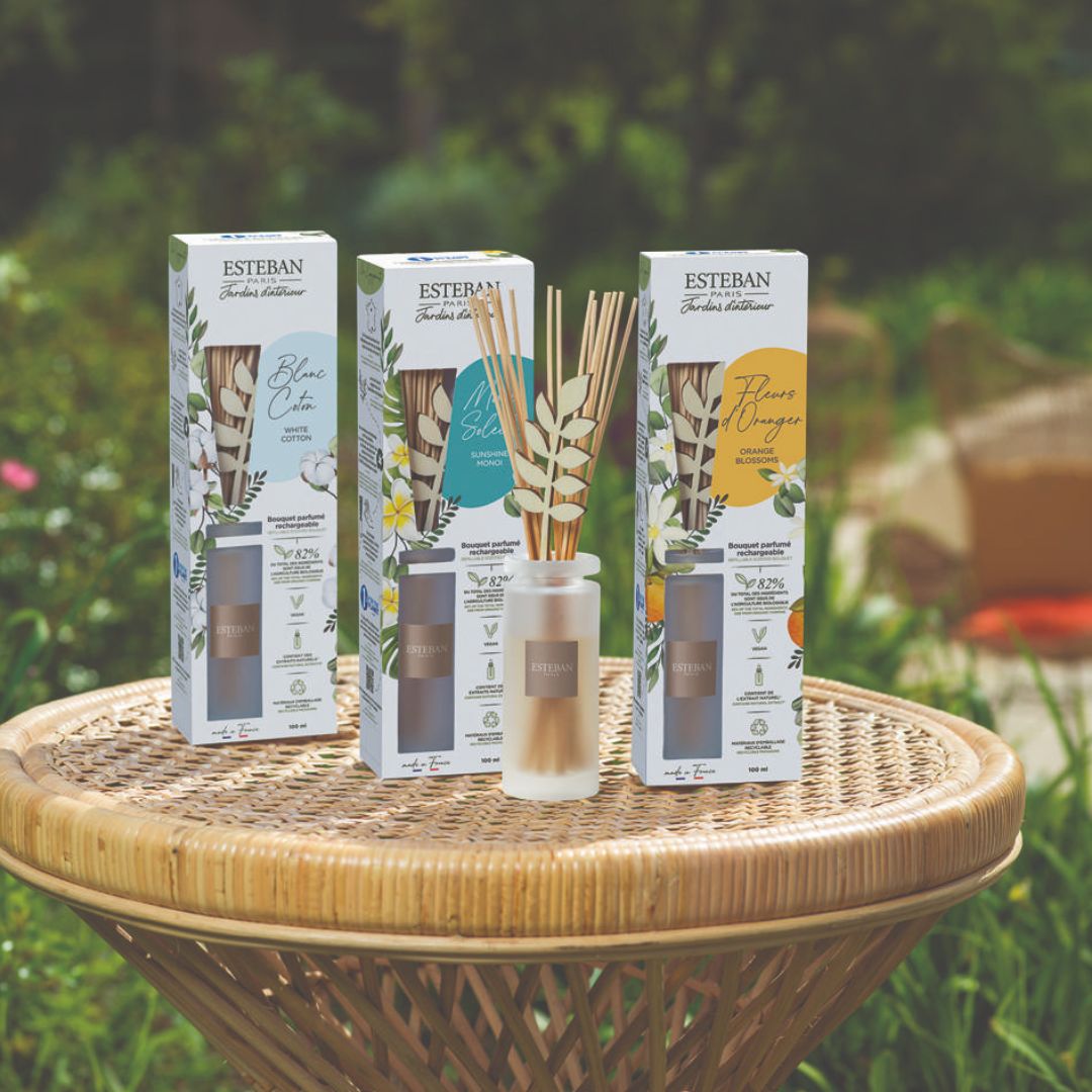 Initial scented bouquet - Sun-kissed Monoi - refillable - 100ml