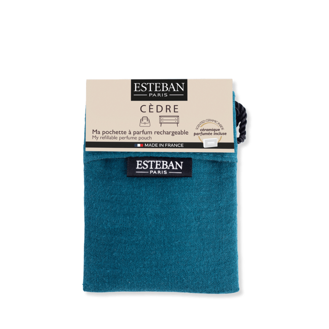 Perfume pouch - Cèdre - coloris Bleu