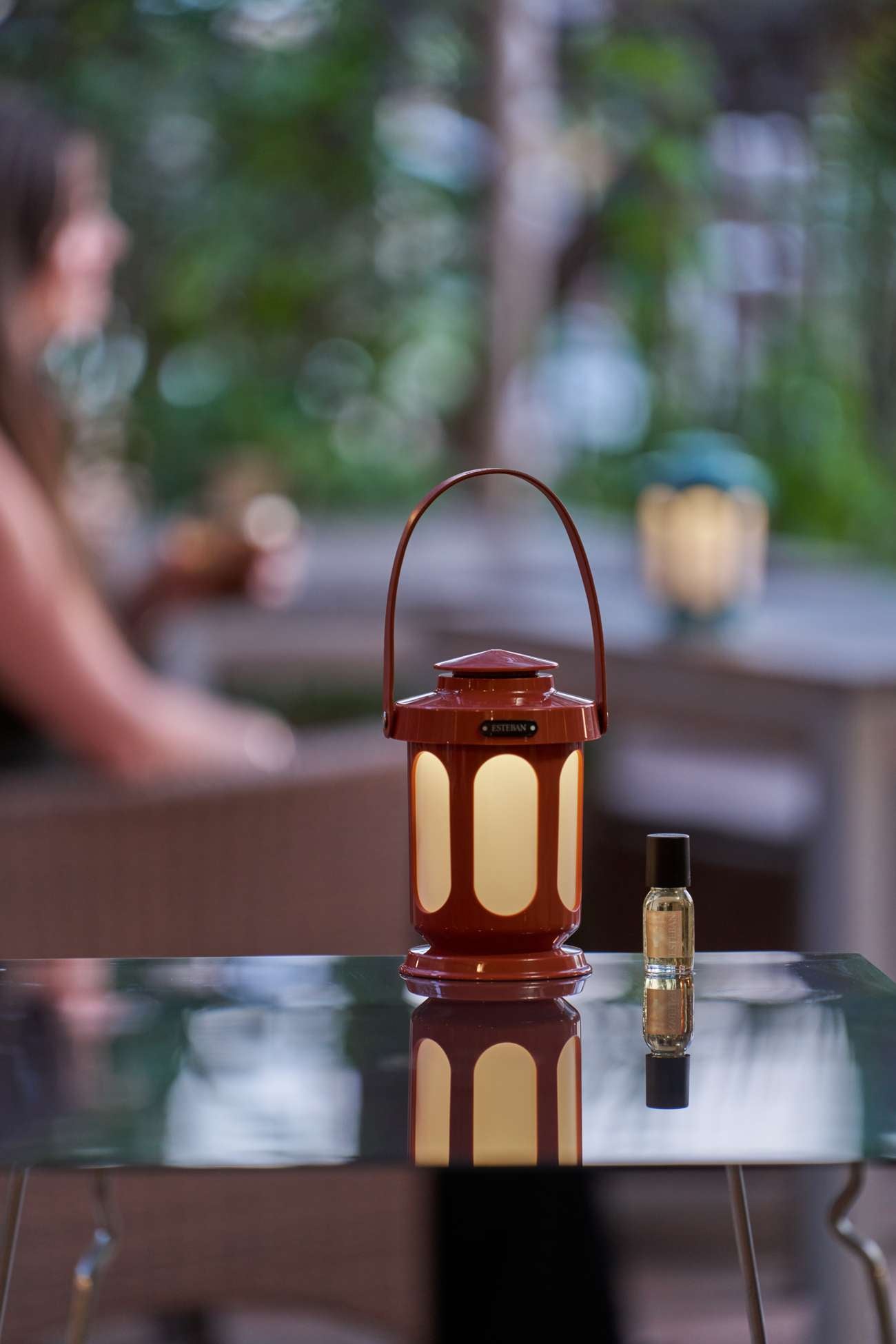 Diffuseur brume de parfum - édition Lanterne - terracotta