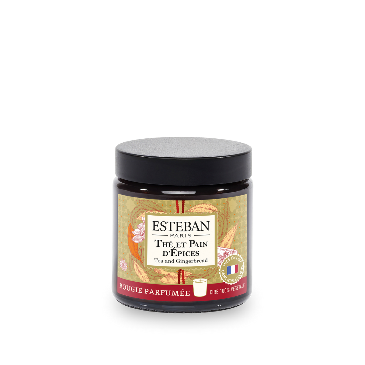 Scented candle in a pot - Tea & Gingerbread - limited Christmas edition - 90g