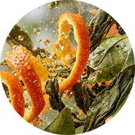 Orange et Thé vert
